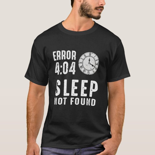 Camiseta No se encontró el codificador del programador de s (Anverso)