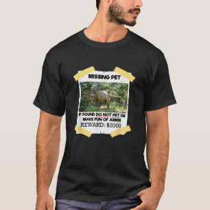 Camiseta No Se Encuentra Mascota Si Se Encuentra El Diseño