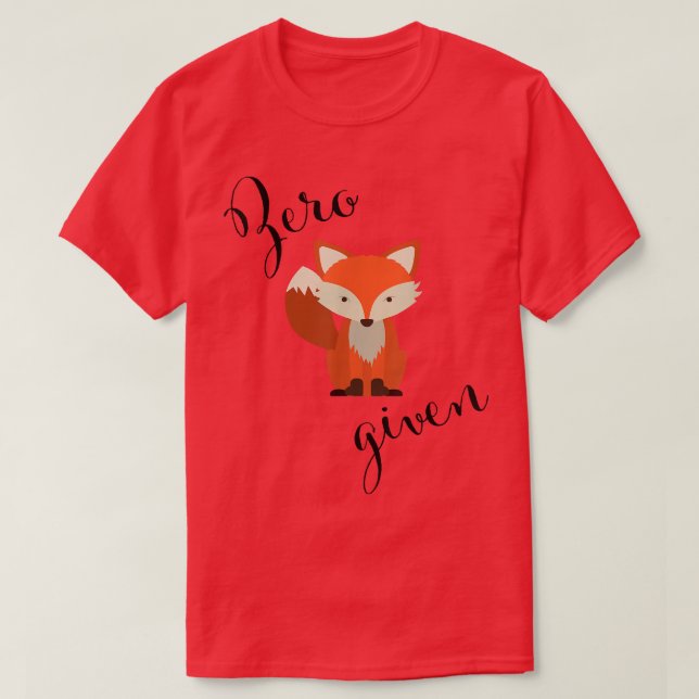 Camiseta No se ha dado nada a Fox (Diseño del anverso)