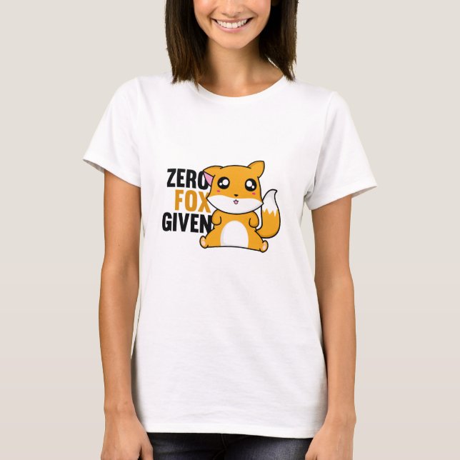 Camiseta No se ha dado nada a Fox (Anverso)