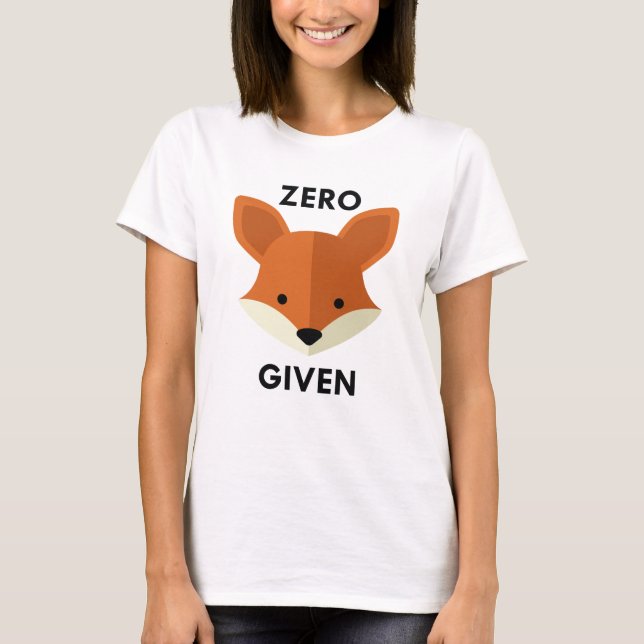 Camiseta No se ha dado nada a Fox (Anverso)