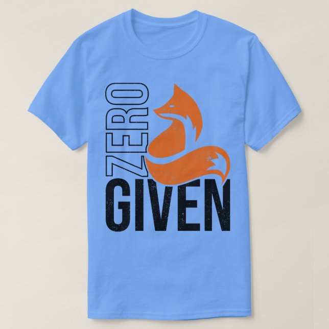 Camiseta No se ha dado nada a Fox (Diseño del anverso)