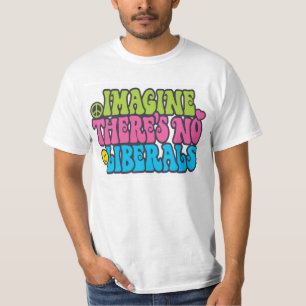 Camiseta No se imagine a ningún liberal
