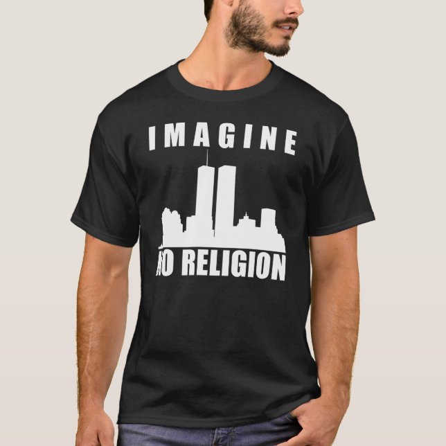 Camiseta No se imagine ninguna religión (Anverso)