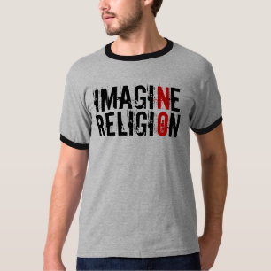 Camiseta No se imagine ninguna religión