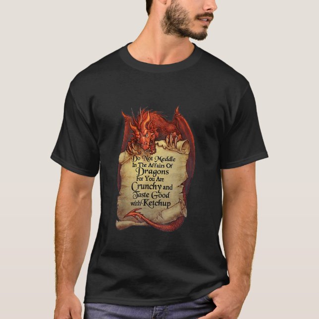Camiseta No Se Inmiscuyan En Los Asuntos De Los Dragones Pa (Anverso)