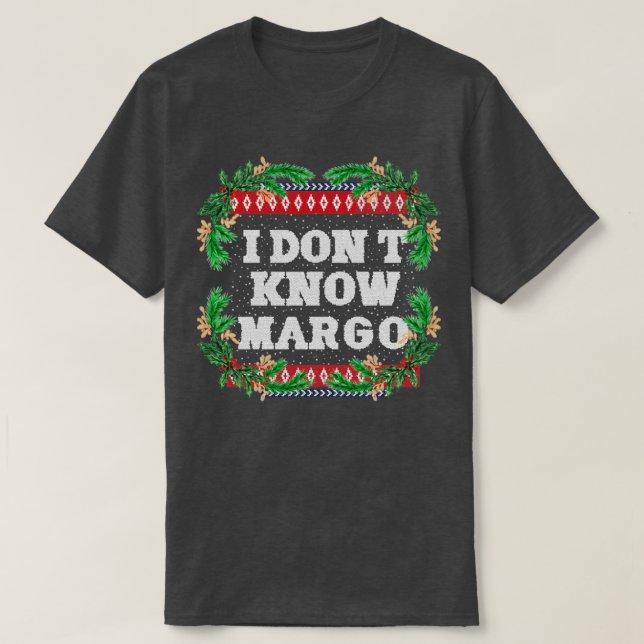 Camiseta No sé margo1 (Diseño del anverso)