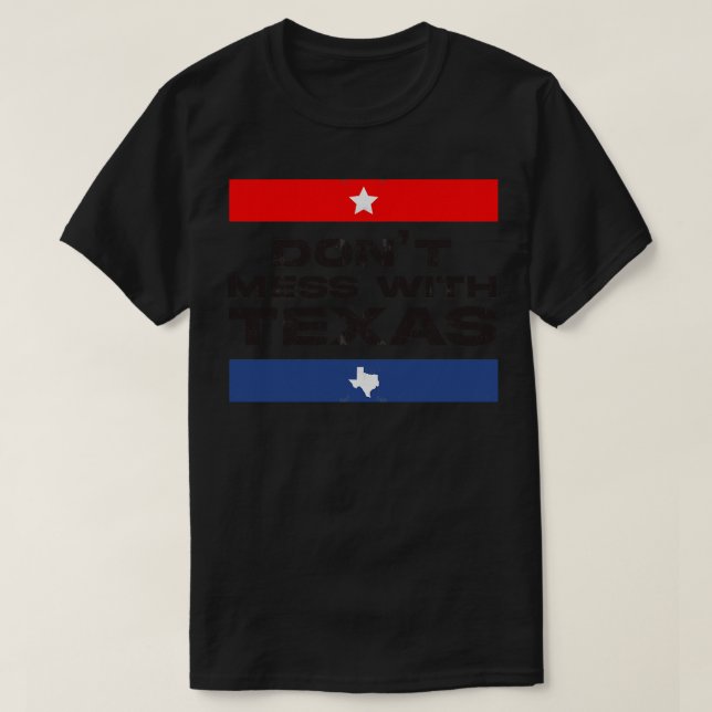 Camiseta No se metan con Texas TShirt 1 (Diseño del anverso)