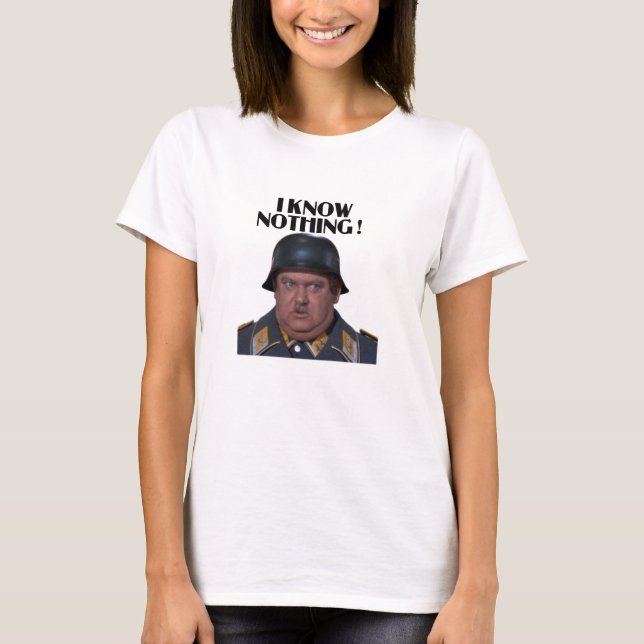 Camiseta No Sé Nada (Anverso)