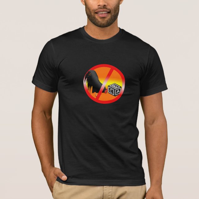 Camiseta No se permite el bloqueo de coca (Anverso)