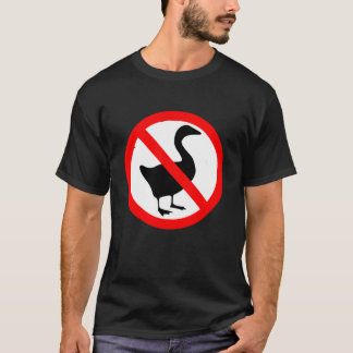 Camiseta No se permite el Rótulo en Geese