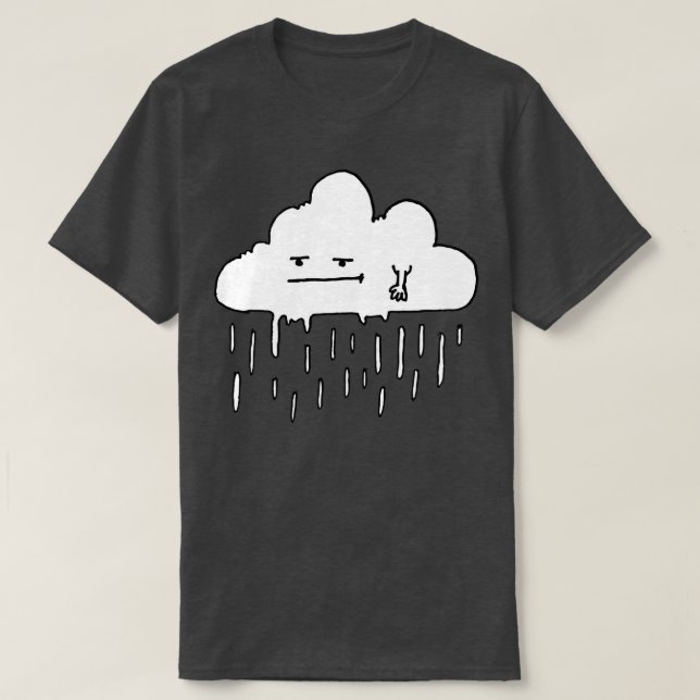 Camiseta No se permite ninguna nube (Diseño del anverso)
