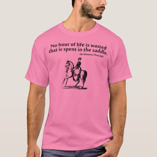 Camiseta No se pierde ninguna hora de vida (Anverso)