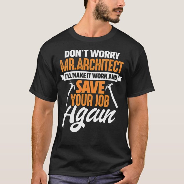 Camiseta No se preocupe Sr. (Anverso)