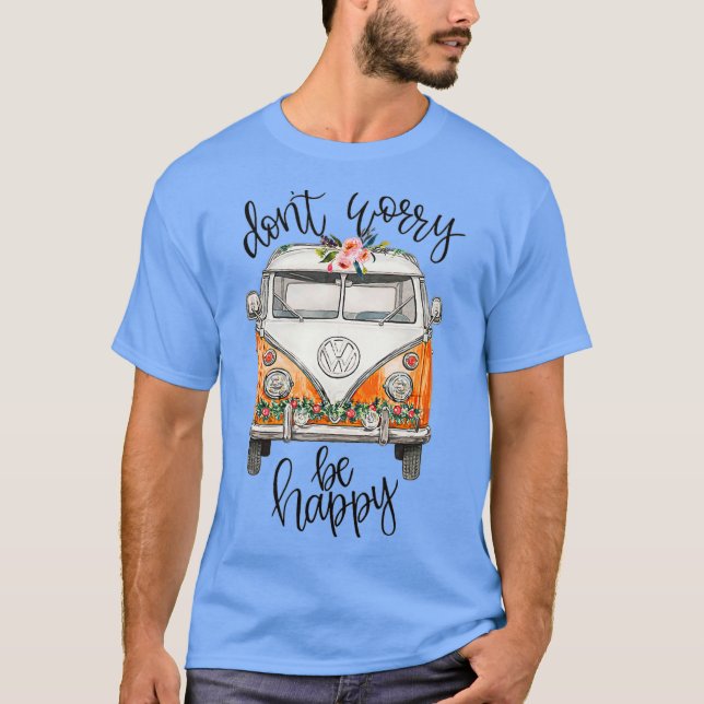 Camiseta No se preocupen, ¡Feliz Van Peace! (Anverso)