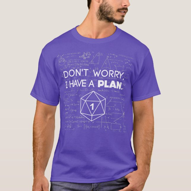 Camiseta No se preocupen si tengo un plan de falla crítica  (Anverso)