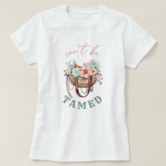 Camiseta No se puede cambiar el estilo de Chica de país de  (Diseño del anverso)