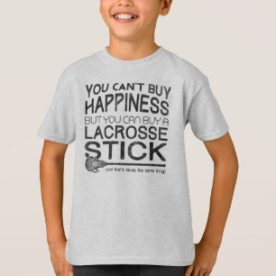 Camiseta No se puede comprar la felicidad Graciosa Lacrosse