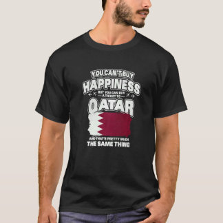 Camiseta No se puede comprar la felicidad pero se puede com