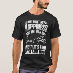 Camiseta No se puede comprar la felicidad pero se puede com
