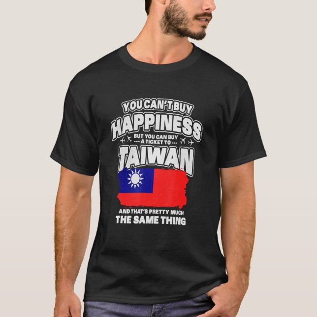 Camiseta No se puede comprar la felicidad pero se puede com (Anverso)