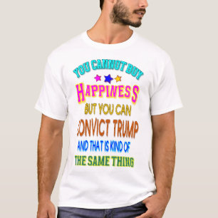 Camiseta No se puede comprar la felicidad pero se puede con