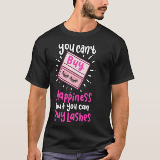 Camiseta No se puede comprar la felicidad pero se pueden co