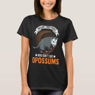 Camiseta No se puede confiar en la gente a la que no le gus