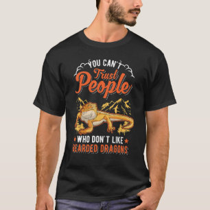 Camiseta No se puede confiar en la gente a la que no le gus