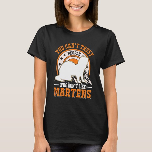 Camiseta No se puede confiar en la gente a la que no le gus (Anverso)