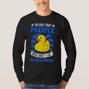 Camiseta No se puede confiar en la gente a la que no le gus
