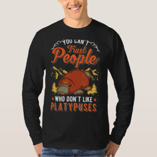 Camiseta No se puede confiar en la gente a la que no le gus