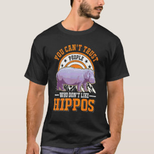 Camiseta No se puede confiar en la gente a la que no le gus