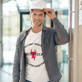 Camiseta No se puede conmocionar a un electricista
