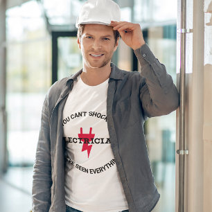 Camiseta No se puede conmocionar a un electricista