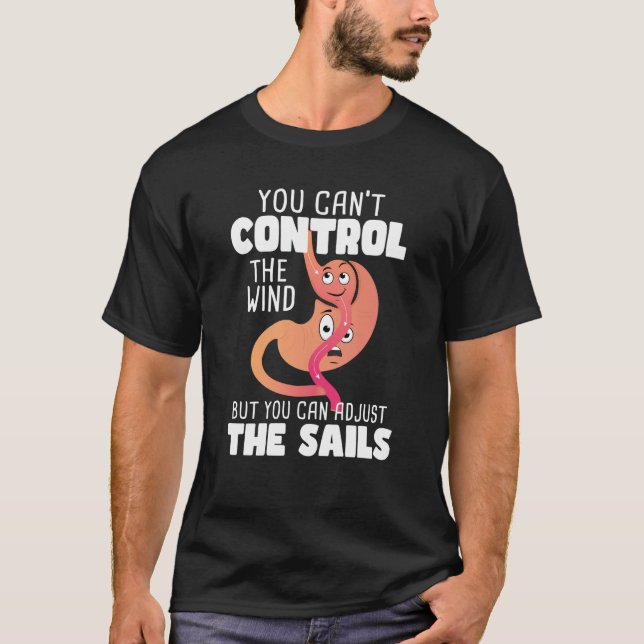 Camiseta No se puede controlar la cirugía de mangas gástric (Anverso)