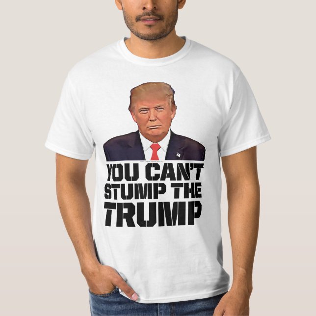 Camiseta No se puede derrocar a Donald Trump por presidente (Anverso)
