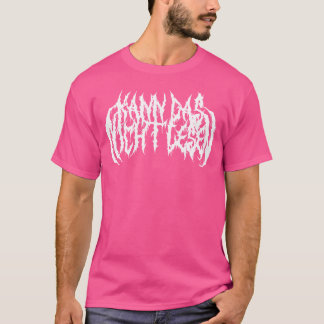 Camiseta No se puede leer la muerte Metalizado banda divert