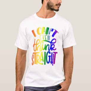 Camiseta No Se Puede Pensar Ni En Gay De Bandera Bisexual L