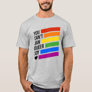 Camiseta No se puede prohibir la alegría queer