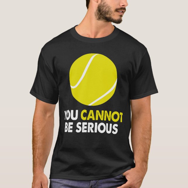 Camiseta No se puede ser serio el humor retro divertido de  (Anverso)