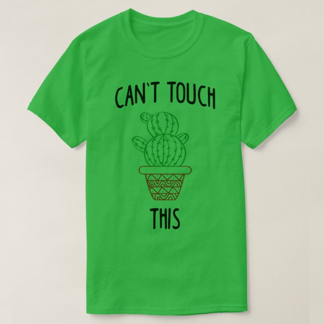 Camiseta No Se Puede Tocar Este Cactus (Diseño del anverso)