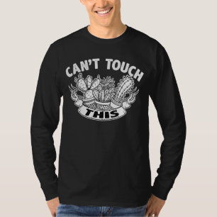 Camiseta No se puede tocar este cactus para hombres planta 