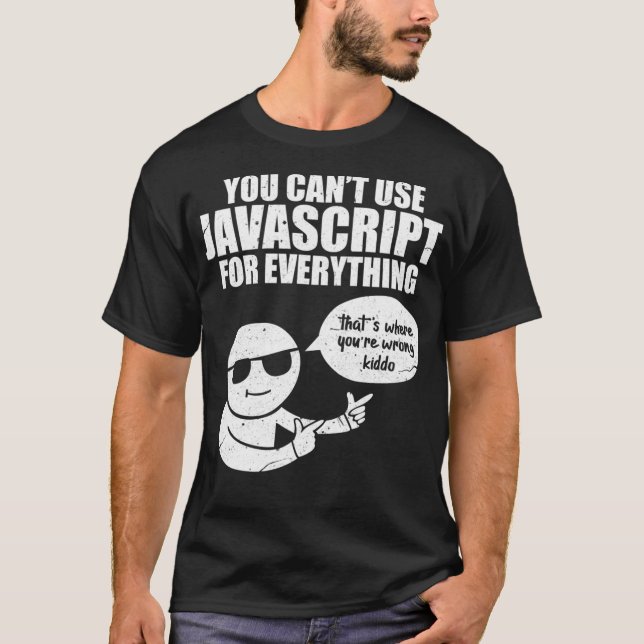 Camiseta No se puede usar el meme de código de programación (Anverso)
