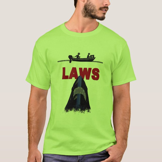 Camiseta No se pueden evadir las leyes (Anverso)