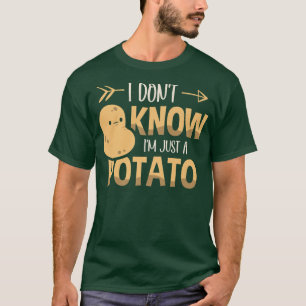 Camiseta No sé que soy sólo un tato vegetariano de papa par