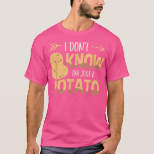 Camiseta No sé que soy sólo un tato vegetariano de papa par