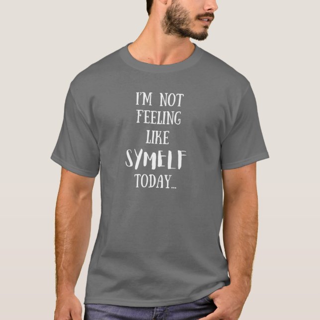 Camiseta No se siente como una persona solitaria - Divertid (Anverso)