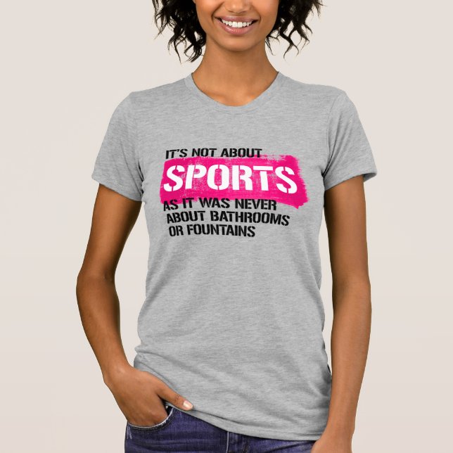 Camiseta No se trata de deportes (Anverso)