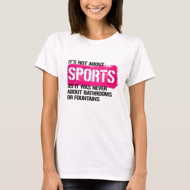 Camiseta No se trata de deportes (Anverso)